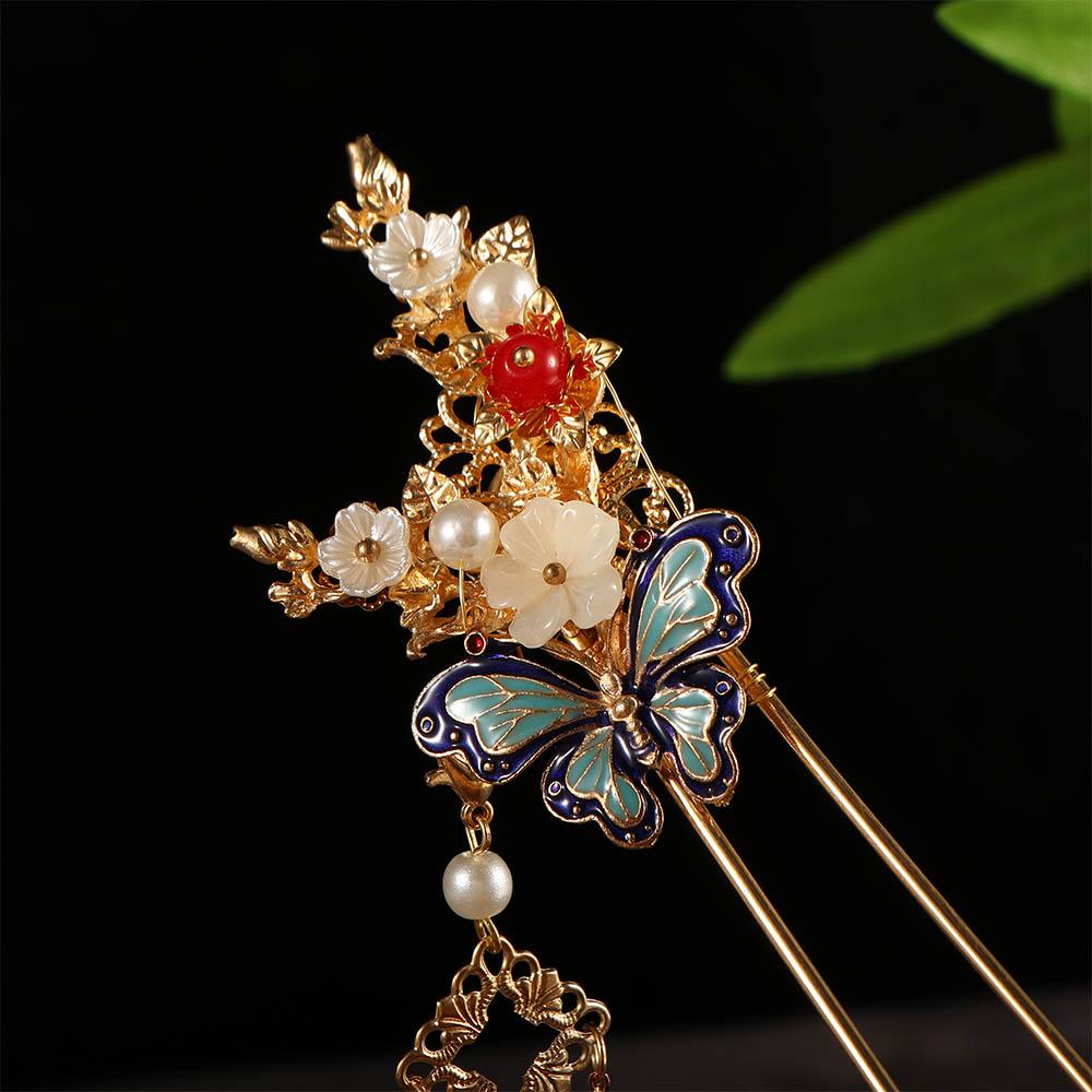 Women Bride Accessories Jewelry Antique Chinese Hair Comb Hair Accessory Set Hair Stick Hairpin