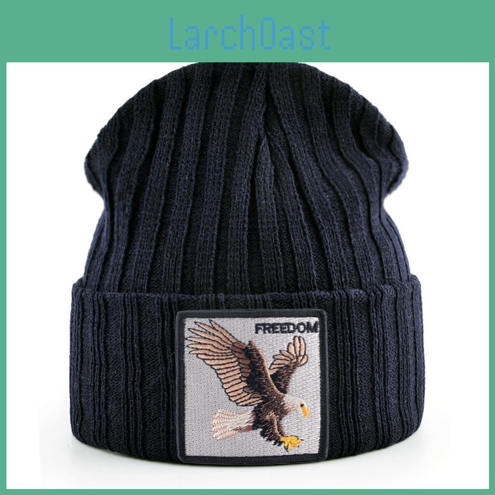 Hats For Knitted Fashion New Men Women Wolf Pattern Skullies Beanies Unisex Knitting Streetwear Hip Hop Bonnet Caps Kpop Gorras