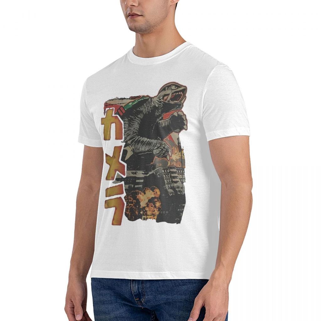 Printed Men T Shirt Cotton tShirt O-Neck Short-Sleeve Women T-Shirt Pop Gamera Oversized Tops Clothing