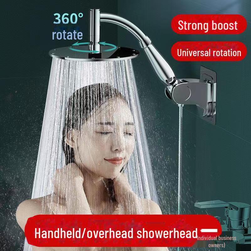 Большая насадка для душа под давлением для создания ощущения спа-салона в вашей ванной комнате — доступны модели с дождевой и ручной лейкой