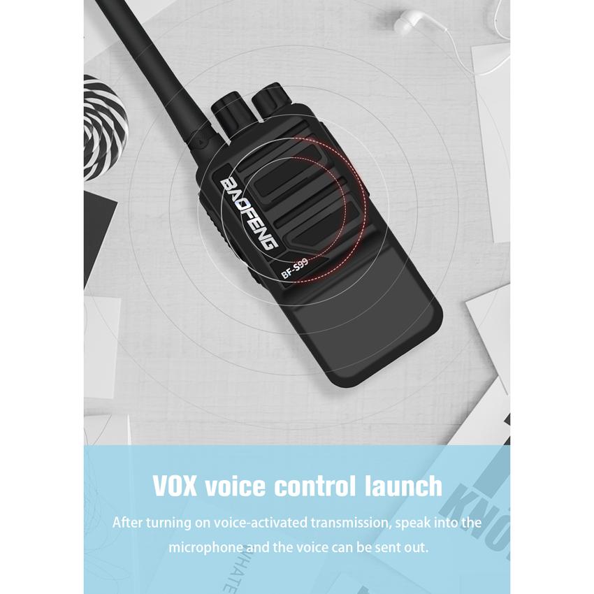 2 шт. Baofeng BF-S99 портативная рация мини-ручная двусторонняя радиостанция UHF 400-470 радиокоммуникатор обновление Bf888s переговорное устройство