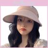 Women Empty Summer Top Hat Large Eave Uv Resistant Sunshade Sun Hat Protection