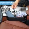 Органайзер для заполнения щелей в автомобильном сиденье, кожаный контейнер для автомобильного сиденья и автомобильные аксессуары, боковое отделение для хранения вещей в автомобильной консоли, органайзер для щелей в переднем сиденье