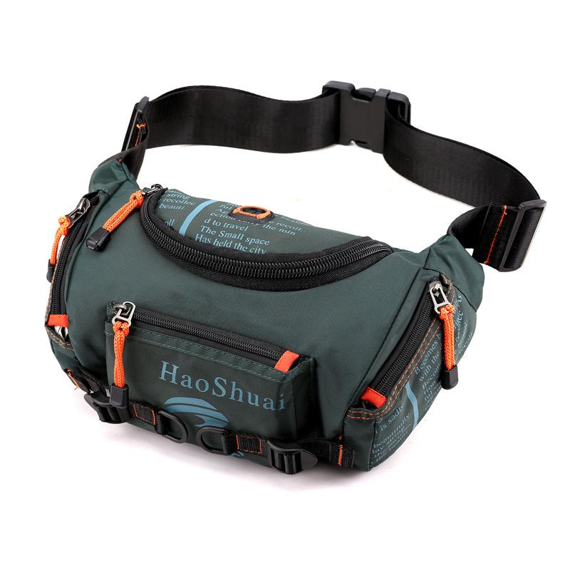 Multifunctional Outdoor Fanny Pack Sports Men's Shoulder Messenger Bag Waterproof Breast Bag Cycling Mountaineering Large-capacity Fanny Pack