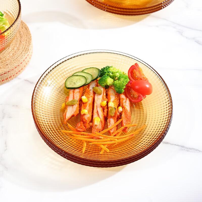 Mountain upon Mountain Nordic Glass 10-Piece Dinnerware Set