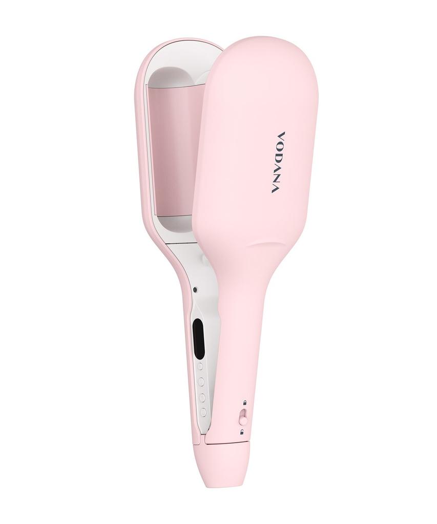 Выпрямитель для волос Glow Wavy 40 мм, цвет пудрово-розовый + Подарок: 2 x 10 мл процедур