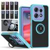 Armor Matte Case For Motorola Moto Edge 50 Pro Fusion Ultra Edge 2024 Cover Ring Magnetic Holder Stand Shockproof Coque Fundas