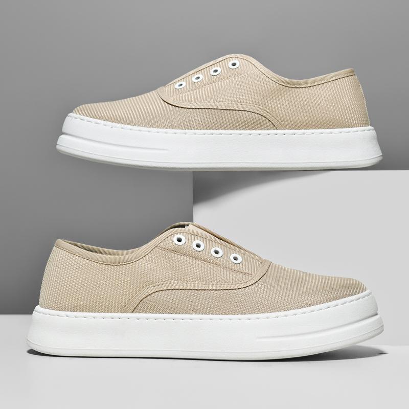 Fashion Black Canvas Shoes Men Versatile Men's Vulcanized Shoes Breathable Loafers Comfort Casual Shoes For Men Skateboard Sneaker