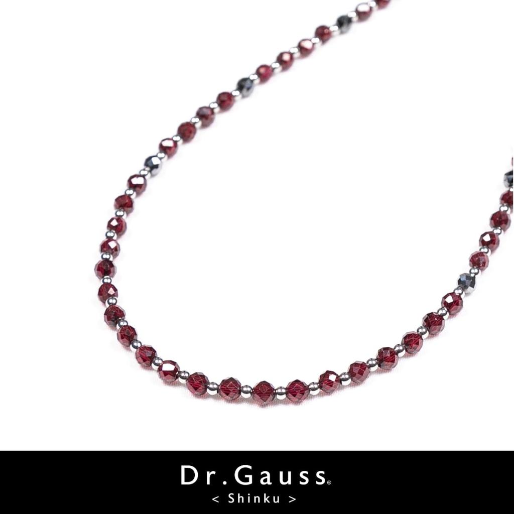 Размер Gauss S Приблизительно от 45 см до 50 см Магнитное ожерелье Управляемое медицинское оборудование Красный гранат Dr.. (Доктор Гаусс) <SHINKU/Crimson>