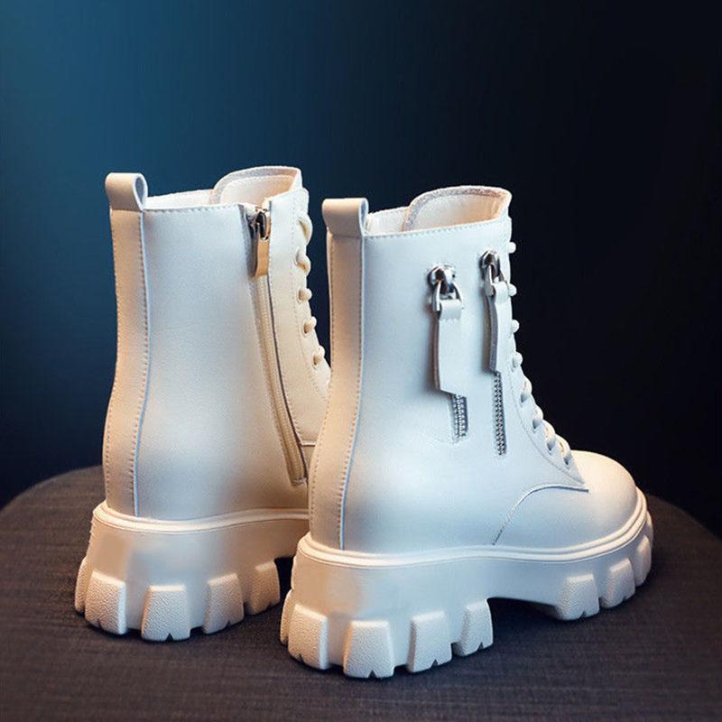 Boots Women's Shoes Wild Plus Velvet Autumn and Winter Snow Cotton Shoes Thick-soled Short Boots