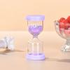 3/5/10/15/30 Minutes Colorful Hourglass Macaron Color Toy Sand Timer Gift Hourglass Timer  Children