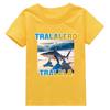 Tralalero Tralala Divertido Shark Meme Print Cotton T-Shirt Children Clothing Summer Chic Casual Boys Girls Kids Short Sleeves