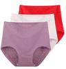 3pcs High Waist Briefs Women's Underwear Panties Cotton Plus Size Lingeries Breathable Underpants