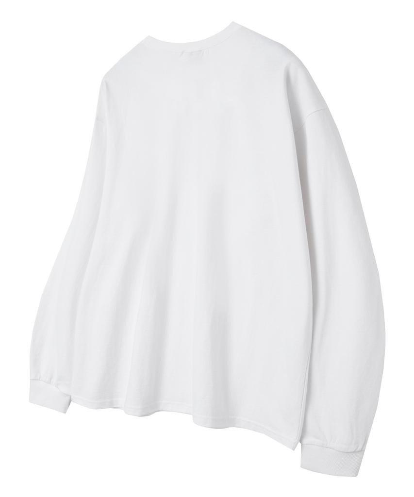 UNION GARMENTS 1997 Skatebear Loose Fit Long Sleeve T-Shirt White [Basic Or Ribbed]