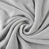Cover Chair Rounded Backrest Light Gray Velvet