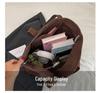 Versatile Large Capacity Canvas Tote: Fashionable Shoulder or Handheld School Bag for Commuting and Shopping
