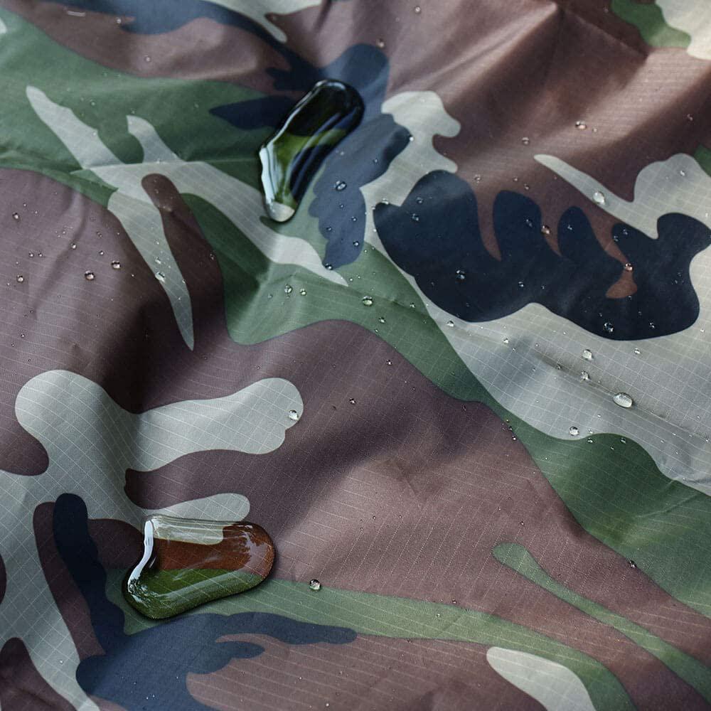 Kylebooker Camping Hammock Rain Fly 10 X 10 Feet, UV Protection and Waterproof, Camo Tent Tarps for Outdoor Adventure, Hiking