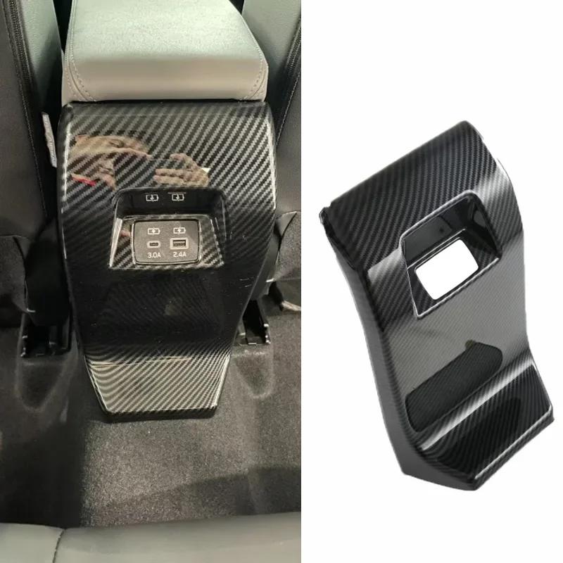 LHD For Subaru Crosstrek 2024 ABS Carbofniber Window Switch Door Handle Cover Gear Shift Panel front water cup cover trim