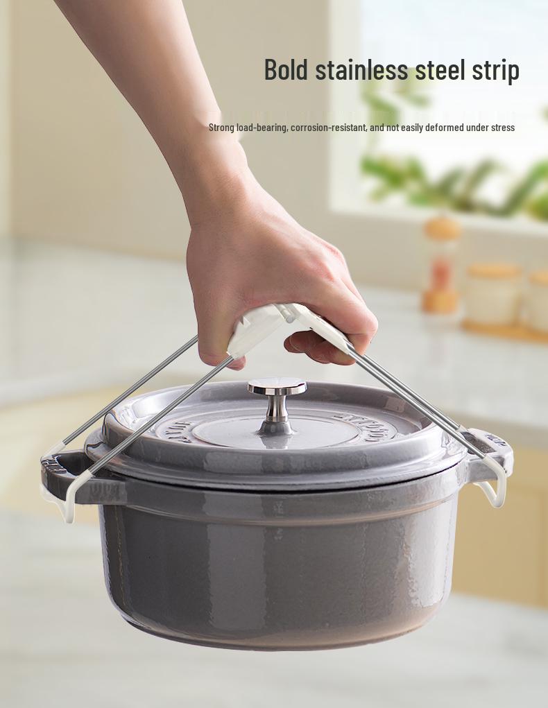 Silicone Non-Slip Bowl Lifter and Plate Clip for Microwave and Steamer Safety