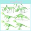 Classic Glow In The Dark Dinosaur Fossil Models Including T-rex Triceratops Plesiosaur And More