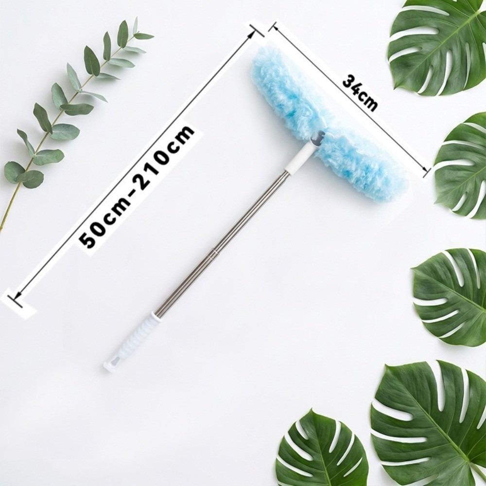 Extendable Handle Retractable Cleaning Duster Lightweight Cleaning Tool High Reach Cleaning