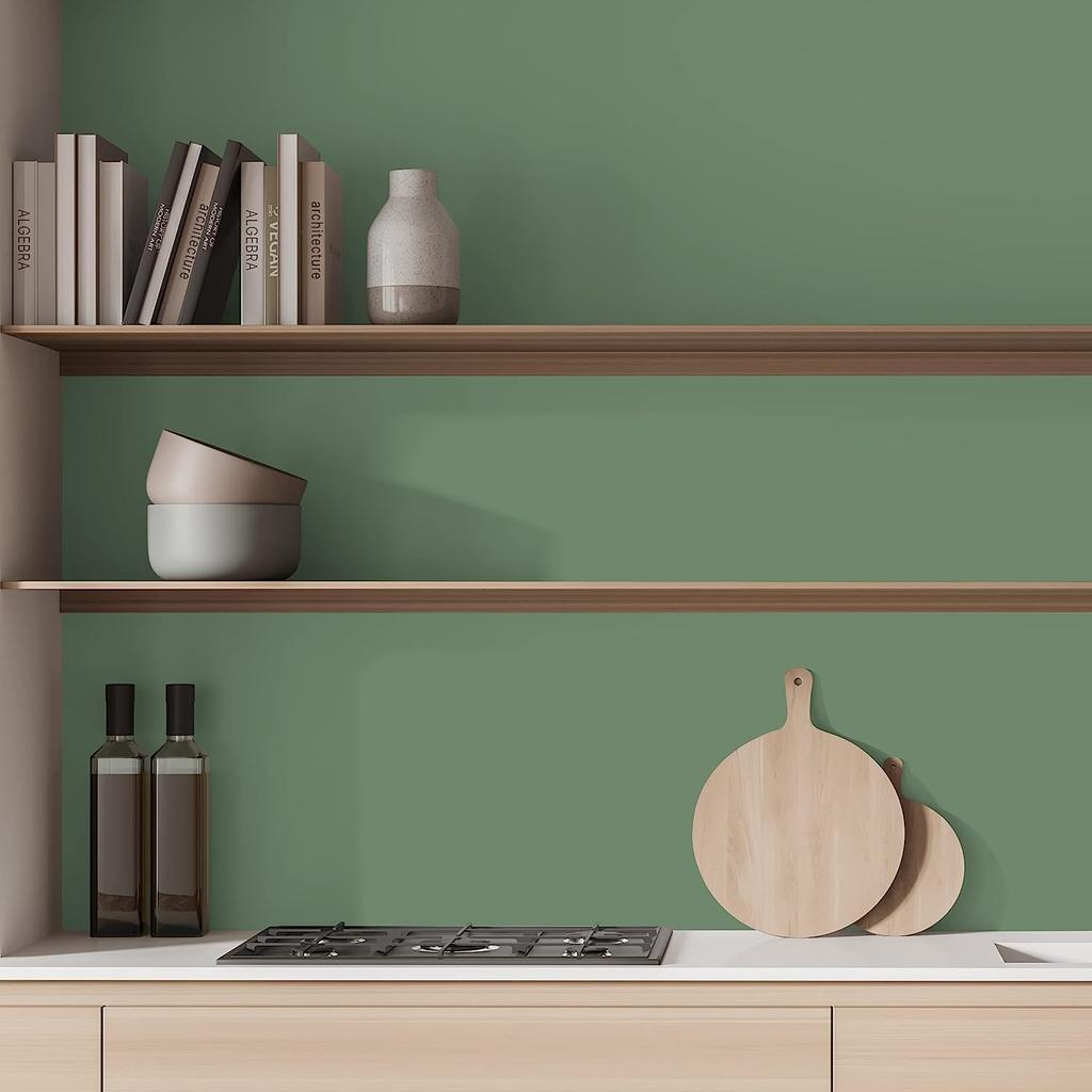 Ширина 55 см Однотонная Матовая Матовая Контактная бумага Виниловые Самоклеящиеся Водонепроницаемые Обои для Домашнего Декора Стикер Отклеивающийся и Приклеивающийся