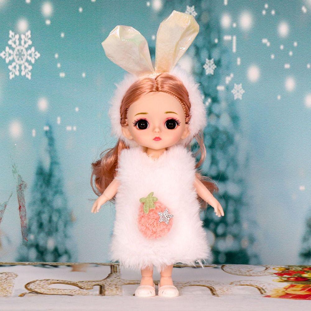 Кукла BJD 1/12 масштаба 16 см, фигурка 16 см, мини-кукла BJD 16 см, милая милая кукла BJD, подарки своими руками