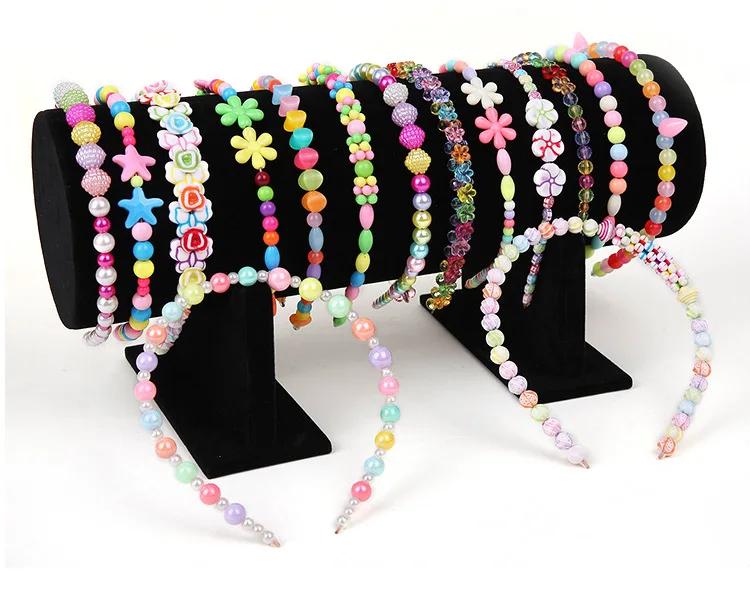 Beaded Baby Toys Toddlers Handmade Storage Box DIY Crafts Production Material Package Necklace Bracelet Educational Girls Gifts