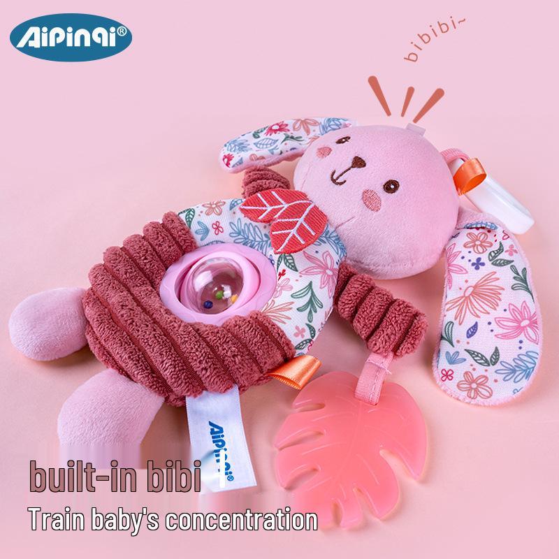 Aipinqi Плюшевая подвесная игрушка для кроватки, нежно-розового цвета