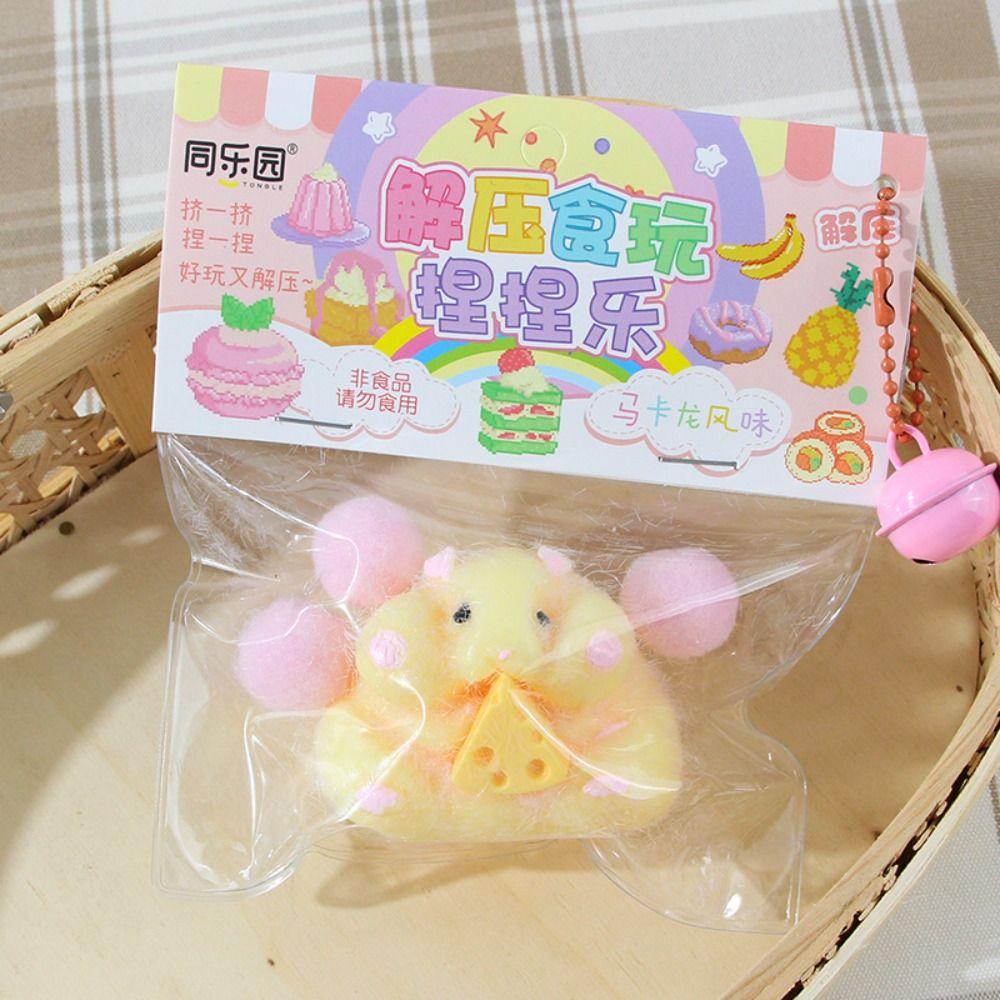 TPR Hamster Squeeze Toy Chess Pinch Decompression Toy Cute Cartoon Fidget Toy  Children