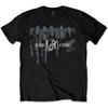Korn Unisex Adult Block Photo T-Shirt