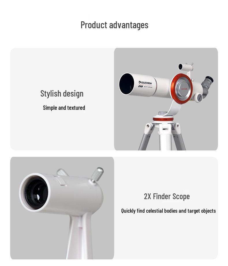 Celestron Star Journey 70/70L Регулируемый HD Астрономический Телескоп для Детей