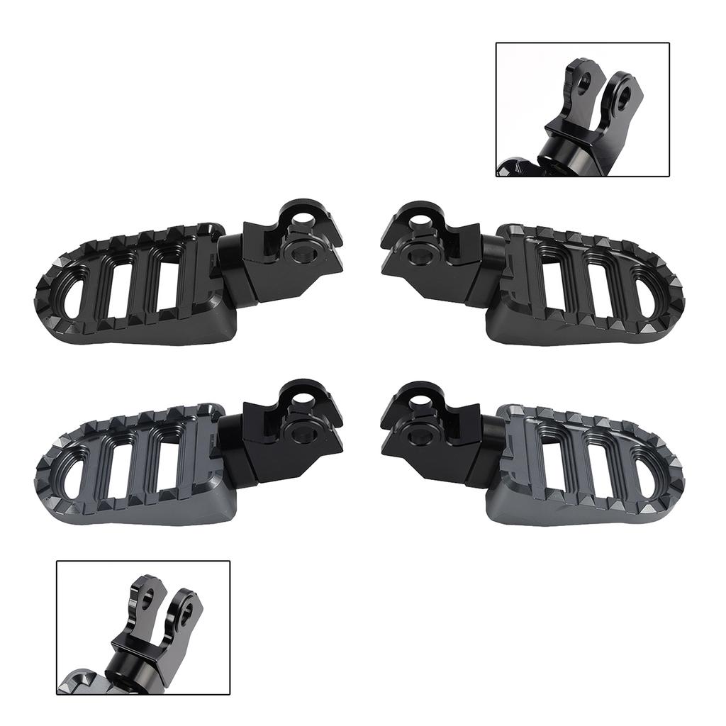 Front Footrests Foot Pegs Fit for HONDA CL250 CL300 CL500 Trail 125 2023-2024