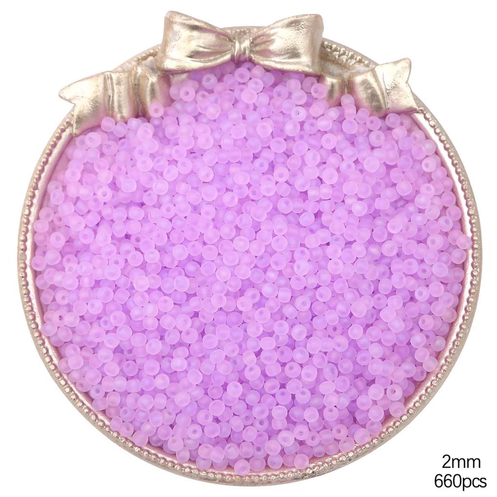 Высококачественные матовые стеклянные бусины-бисер разных цветов для изготовления украшений своими руками