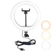 10 Inch 26CM LED Selfie Ring Light, Ideal for Video Recording, Live Streaming, Photography, Portable Fill Lighting Lamp