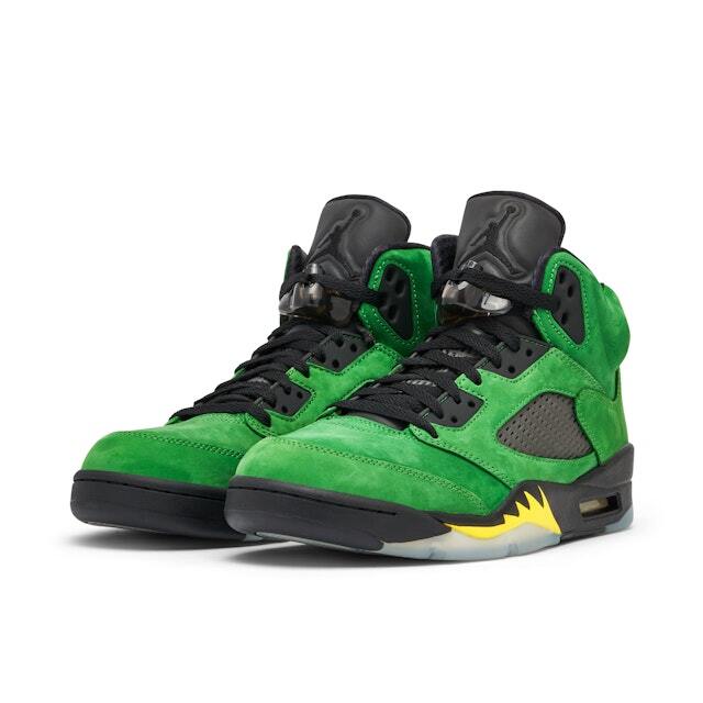 CK6631-307 Nike Air Jordan 5 Oregon Ducks (Мужской)