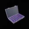 28 Slots Nail Art Box Empty Divided Case Nail Tips Rhinestone Beads Gems Storage Box