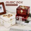 Очаровательная ретро музыкальная шкатулка с вращающейся балериной и элегантным местом для хранения украшений