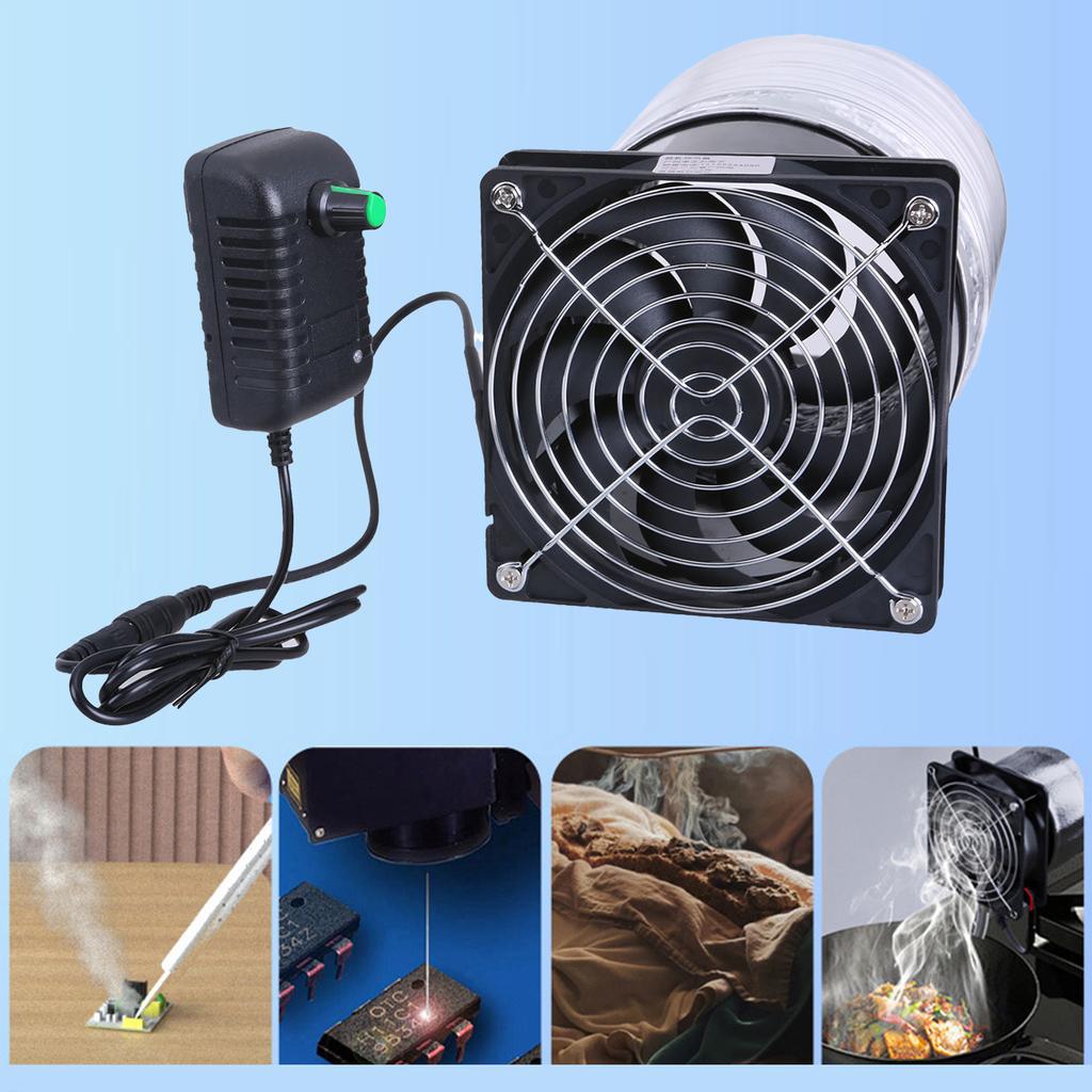 4,7-дюймовый линейный канальный вентилятор, 95 кубических футов в минуту, вытяжной вентилятор HVAC с низким уровнем шума для подвалов, ванных комнат и кухни