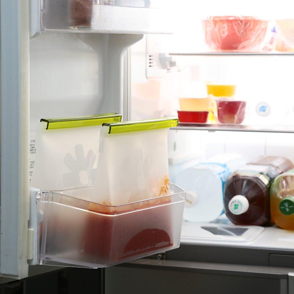 Fujisho Силиконовый пакет для приготовления пищи Easy Cooking с рецептами от кулинара 1500 мл В x Ш x Микроволновая печь и Посудомоечная машина Хранение продуктов Пакет Felio, Эксперт,