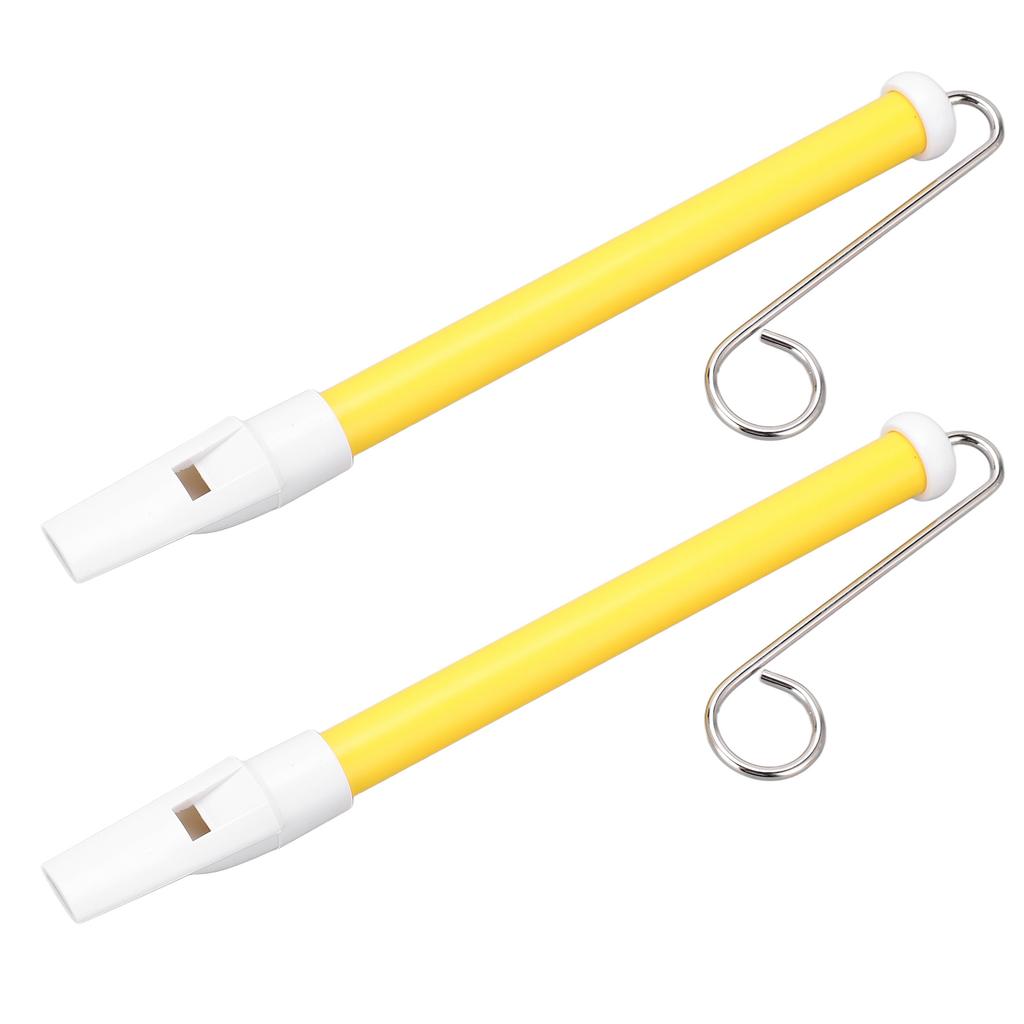 2 шт., игрушка-свисток, металлическая раздвижная флейта, профессиональный музыкальный инструмент для детей, начинающих