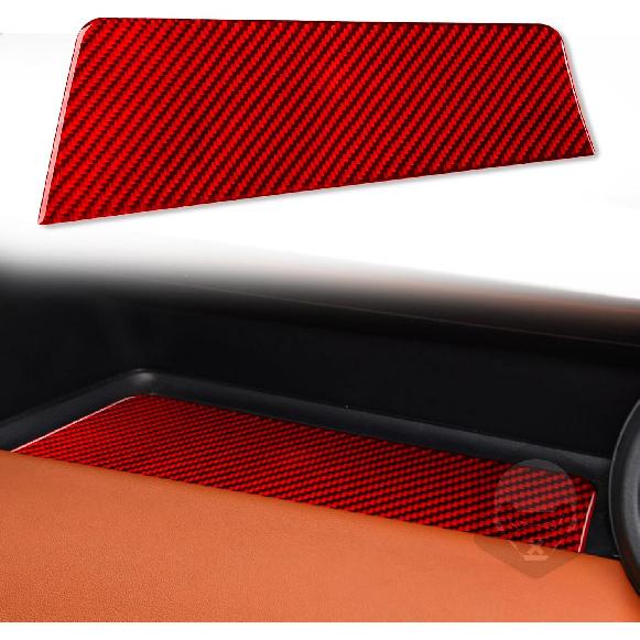 for Toyota RAV4 2013-2018 Accessories Window Switch Panel Red | Real Carbon Fiber, for Toyota RAV4 2013 2014 2015 2016 2017 2018, Interior Trim