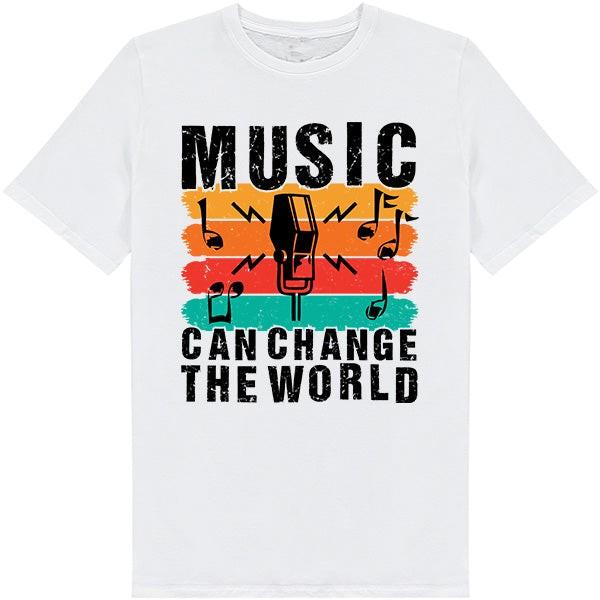 Music Can Change The World – Unisex Graphic T-Shirt Size S-4XL