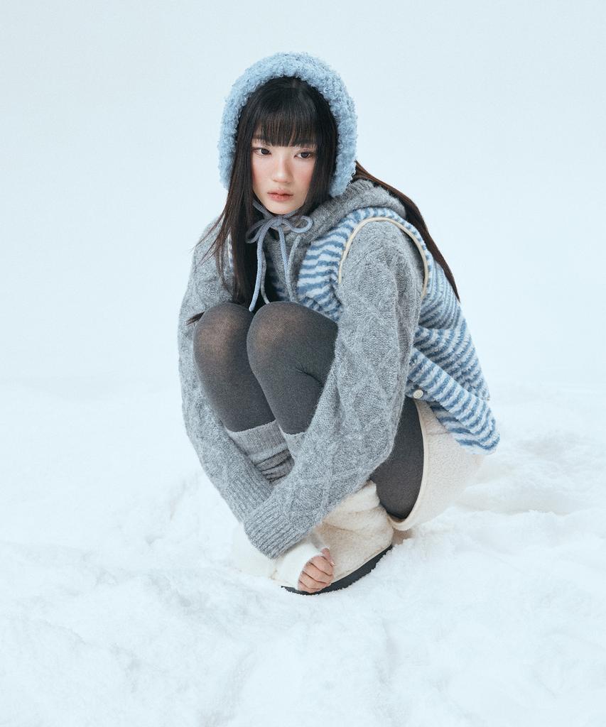 MIXXO Cable Hood Pullover_Miwkag132T