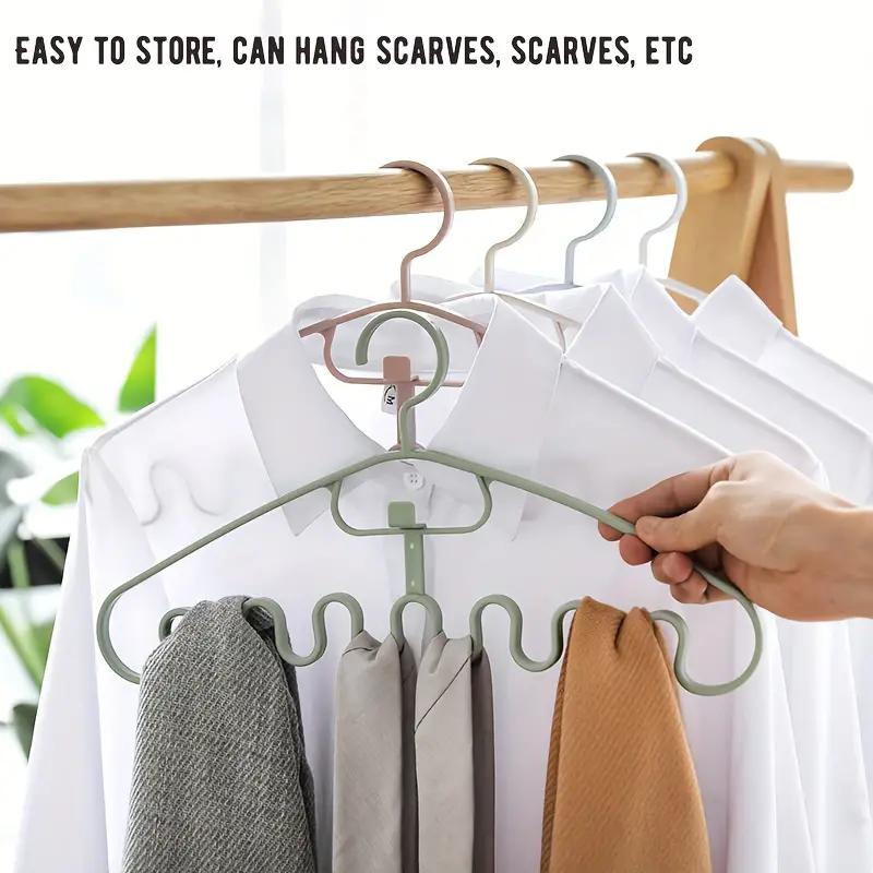 1pcs Stainless Steel Wave Shape Hanger Vest Ties Non Slip Bra Lingerie Slot Hanging Hook for Tank Top Wavy Clothes Hanger Holder
