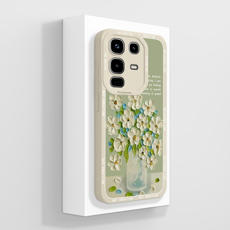 Чехол для телефона infinix Note 50 Pro Plus 50X 50S Стильный Ударопрочный Funda Для infinix Note50 Pro+ Мягкая Задняя Крышка из Жидкого Силикона