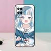 Gawr Gura Hololive Anime Case For Oppo A60 A80 A40 A15 A16 A17 A57 A94 A74 A54 A76 A96 A18 A38 A58 A78 A98 A5 A6 Pro