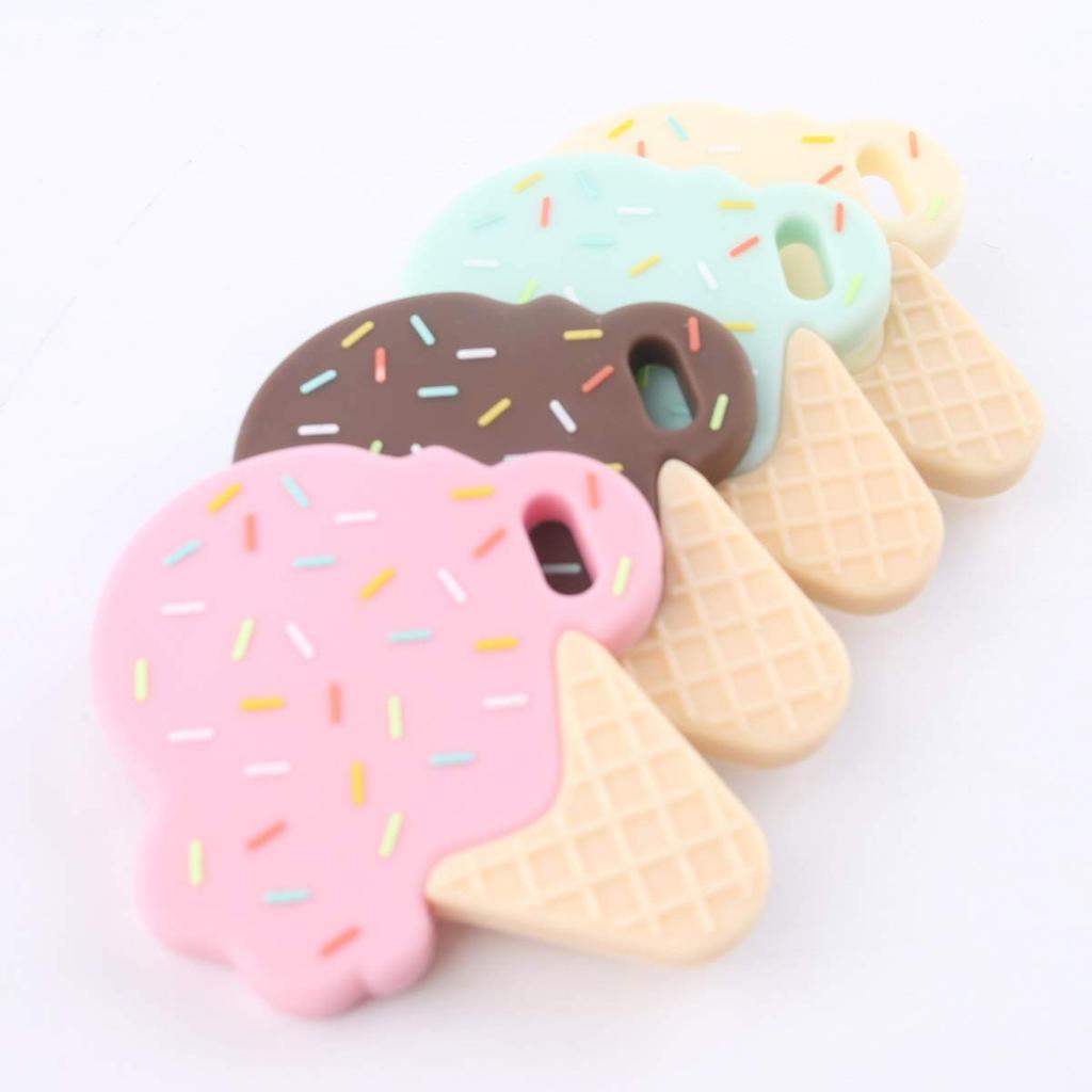 Mamimami Домашнее мороженое 5 шт. разноцветные силиконовые подвески для кормления грудью материалы ручной работы для грудного вскармливания ребенка силиконовое мороженое своими руками на день рождения