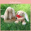 Hug Cute Flower Rabbit Plush Doll Ornament For Girls Bedroom Decor And Presents
