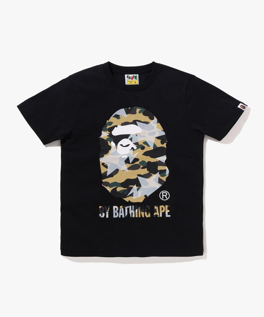 Футболка Beipeu Star Over Print First Camo от Bathing Ape(W) Черный желтый